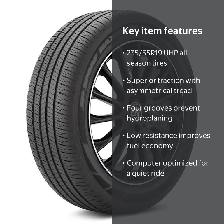 タイヤ・ホイール DUNLOP 235/55R19 SP SPORT MAXX YA2679 Dunlop SP Sport Maxx A2 A/S UHP All Season 235/55R19 101V