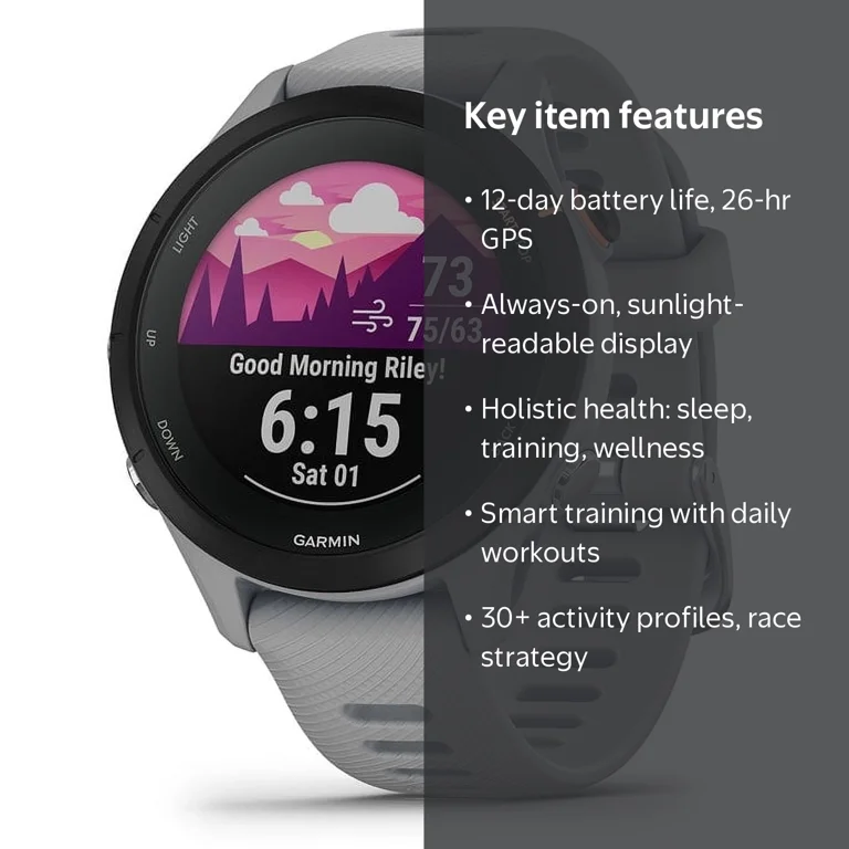 Forerunner® 255S Smartwatch, High-Performance GPS Running Watch