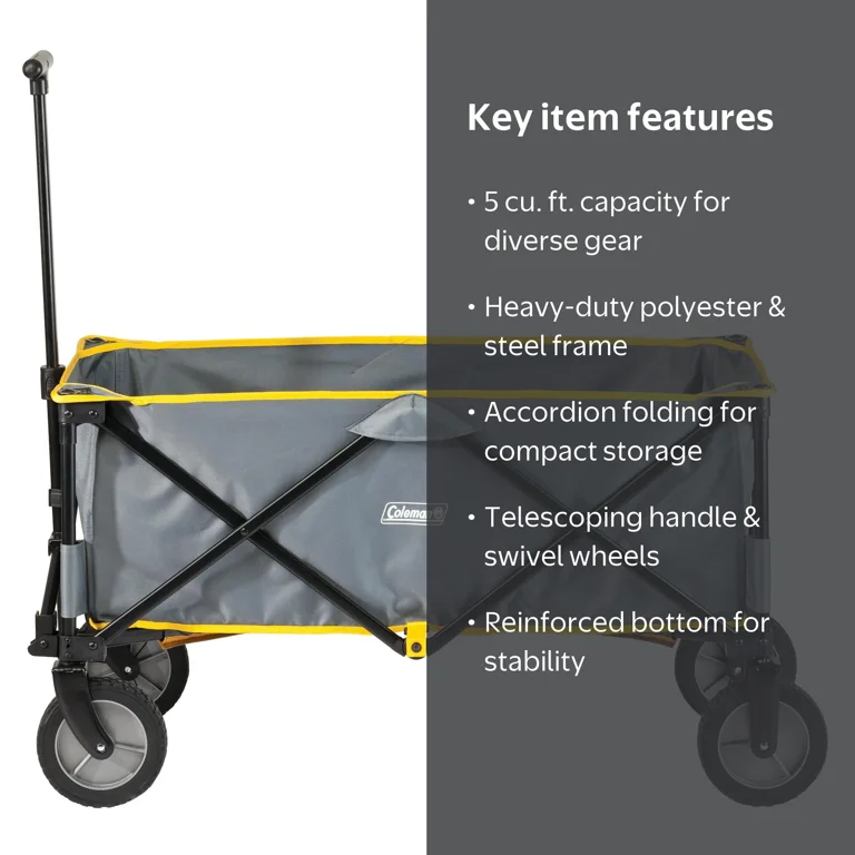 Free Shipping! Coleman Heavy Duty Collapsible Folding Camping