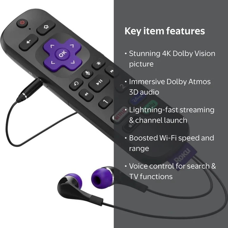 Roku Ultra LT 2023 4K HDR Streaming Player with Dolby Vision, HDMI