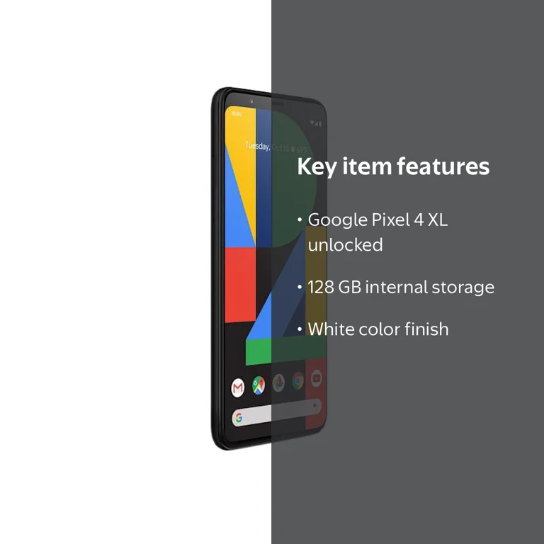 Google Pixel 4 XL White 128 GB, Unlocked - Walmart.com
