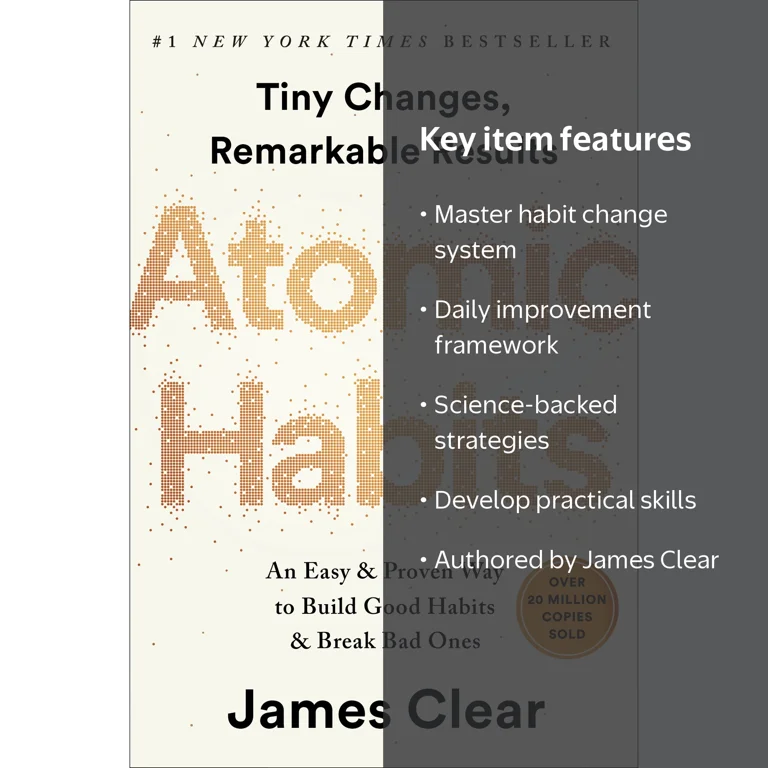 新品未開封Atomic Habits by James Clear 10冊 James Clear, Atomic Habits Hardcover Book on Building Good Habits