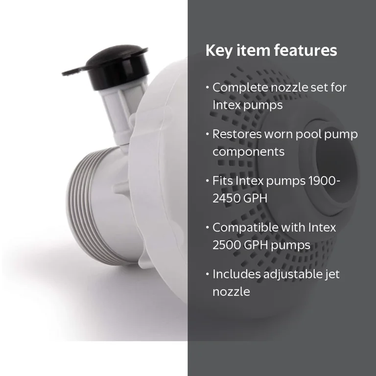 Intex Pool Inlet Air Nozzle Set, Replacement Parts for 1900