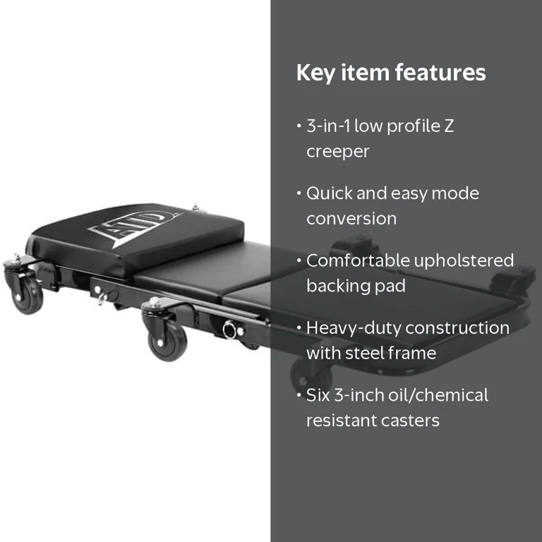 ATD 81049 Automotive Mechanics Heavy Duty 3-in-1 Low Profile Z