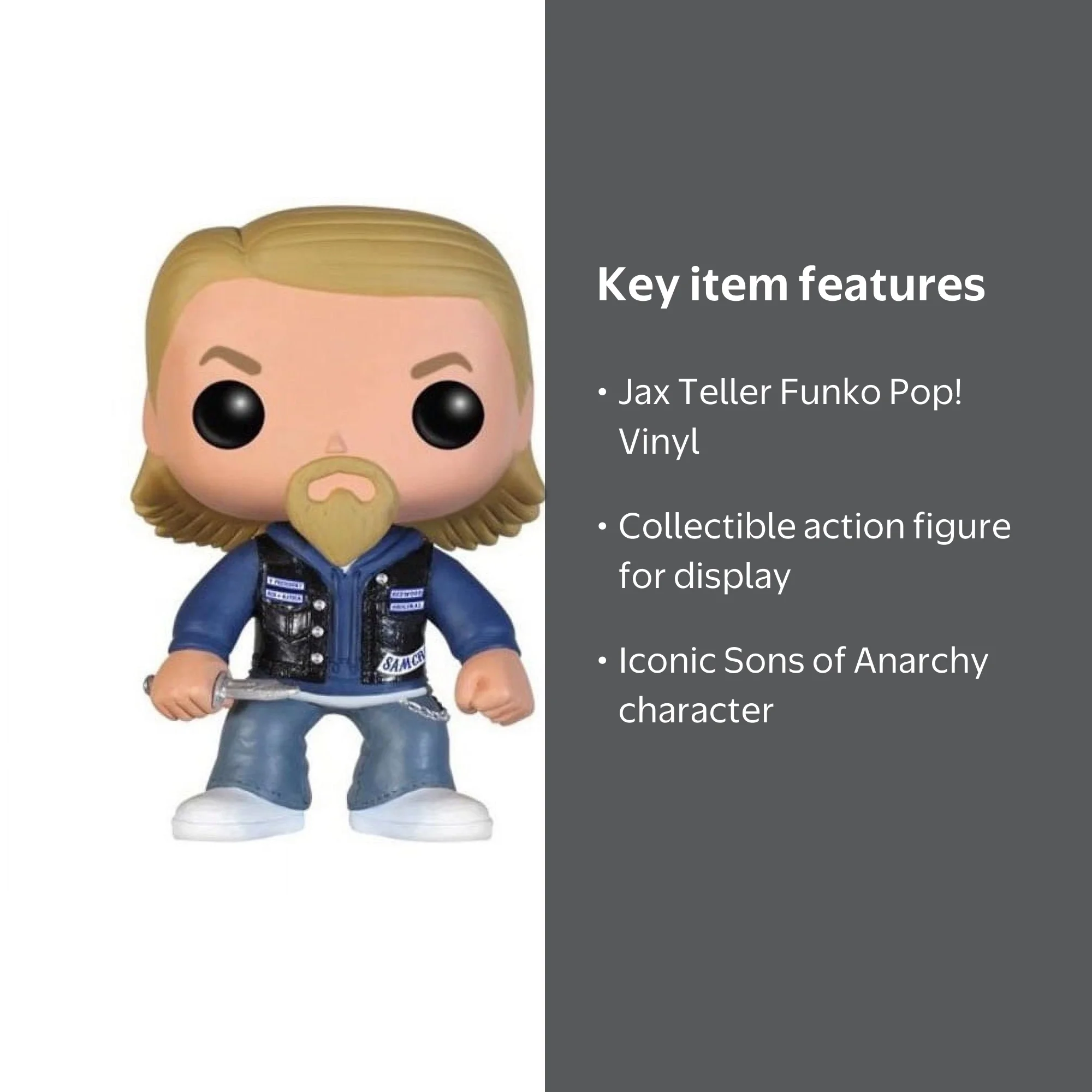 Funko POP! Television: Sons of Anarchy Jax Teller Action Figure
