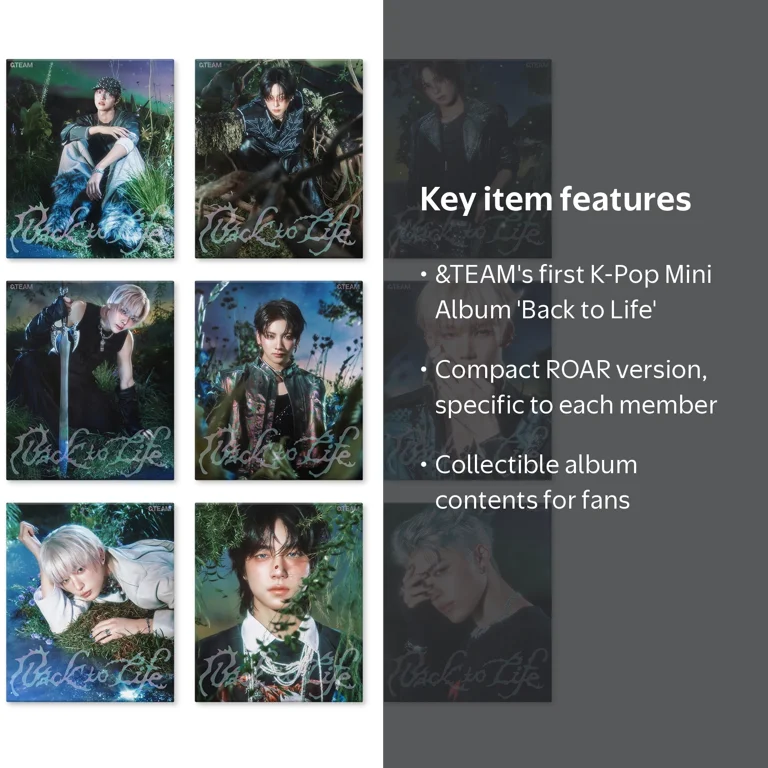 &TEAM - &TEAM KR 1st Mini Album Back to Life [ROAR ver.] - CD