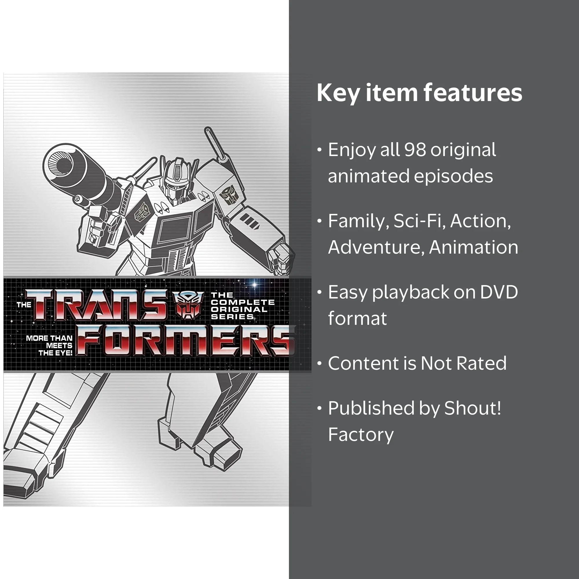 【中古】「非常に良い」The Transformers: The Complete Original Series [DVD] Transformers: The Complete Original Series (Deluxe Edition) [DVD