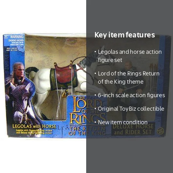THE LORD OF THE RINGS デラックスホース&ライダー The Lord of the Rings Deluxe Horse and Rider Set Legolas with