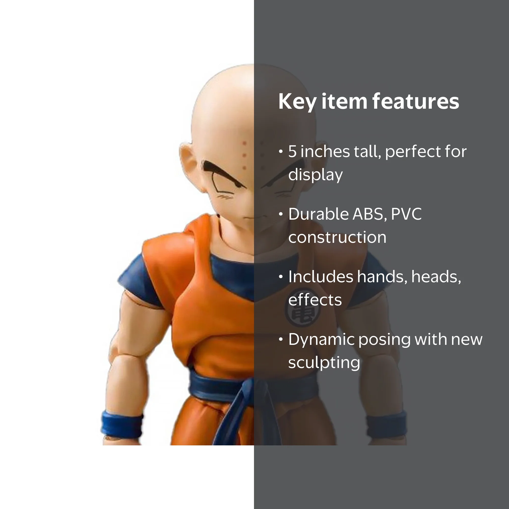 Bandai Spirits DBZ S.H.Figuarts Krillin (Earth's Strongest Man) 5