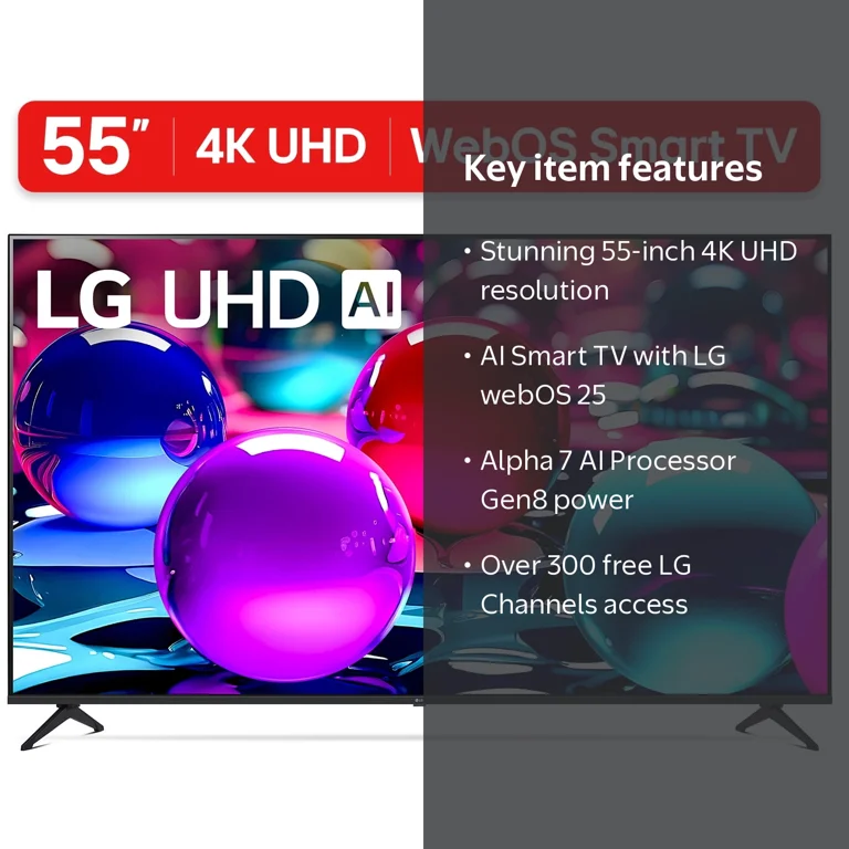 LG UHD AI 55V型 Open Box) LG 55-Inch 4K UHD AI Smart TV, 55UA7000 - Walmart.com