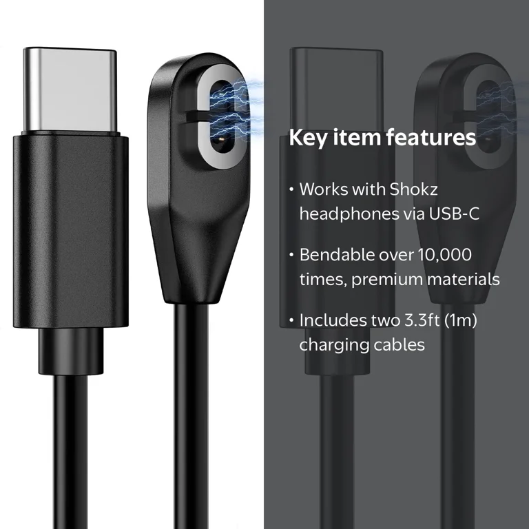 ATOMOTA Magnetic USB-C Charger Cable for Shokz Aeropex AS800