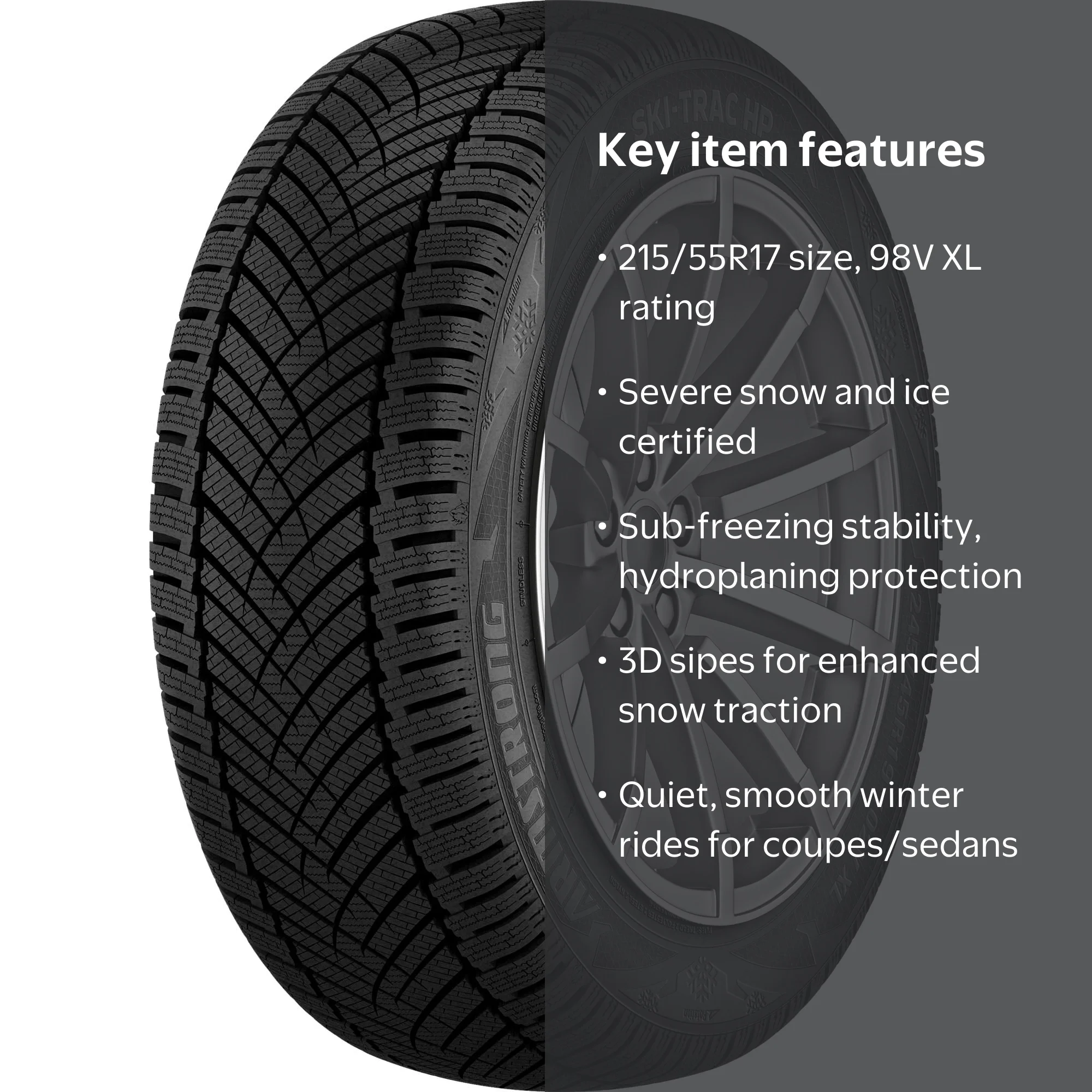 Armstrong SKI-Trac HP Winter 215/55R17 98V XL Passenger Tire