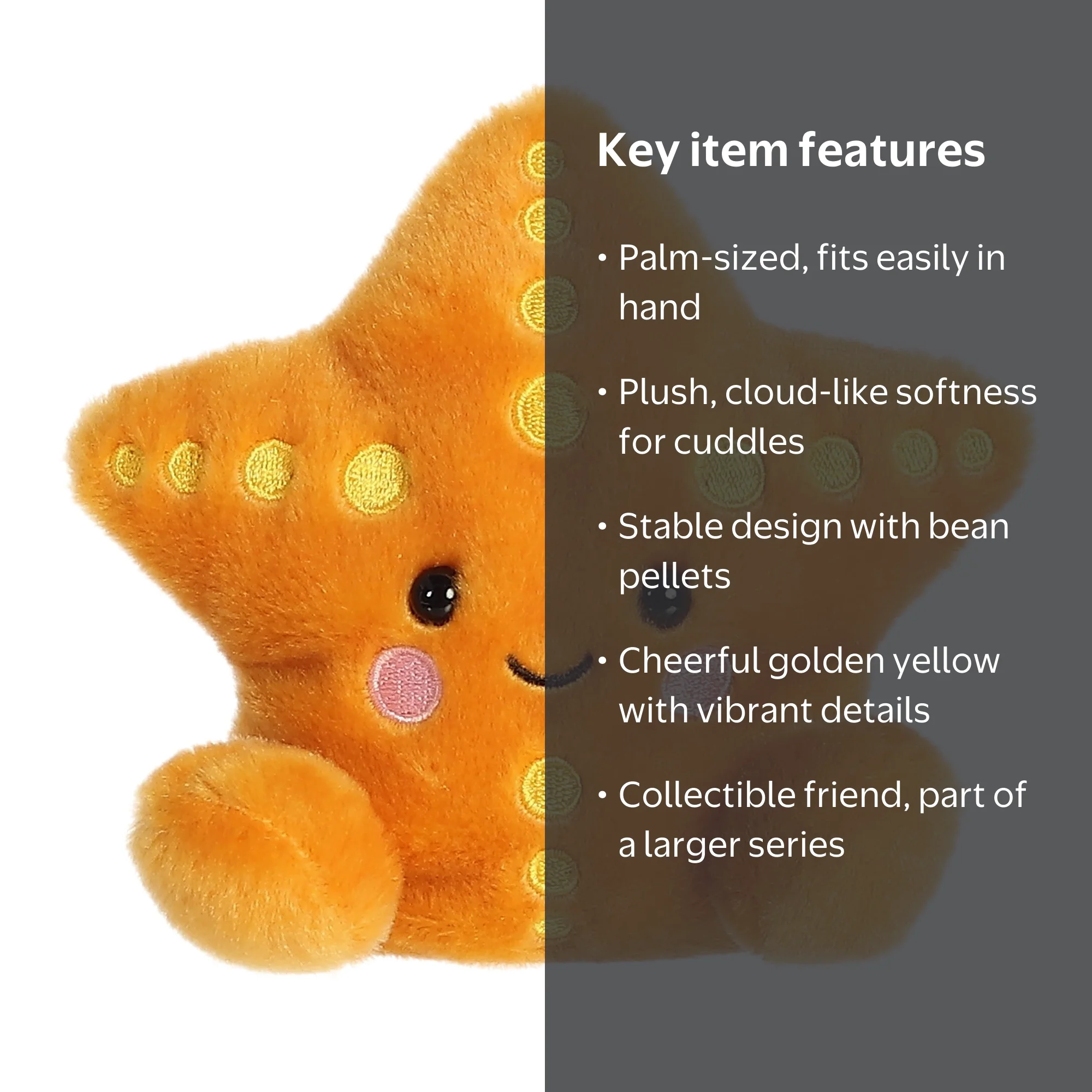 Aurora, Mini Orange Palm Pals, Treasure Starfish 5.5