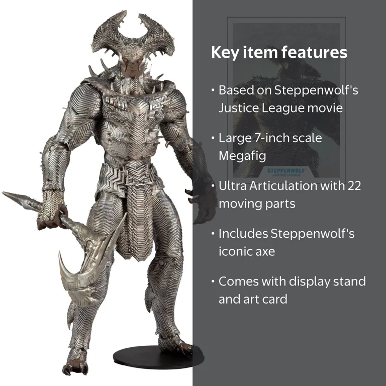 DC Multiverse Steppenwolf Megafigs Action Figure from Justice