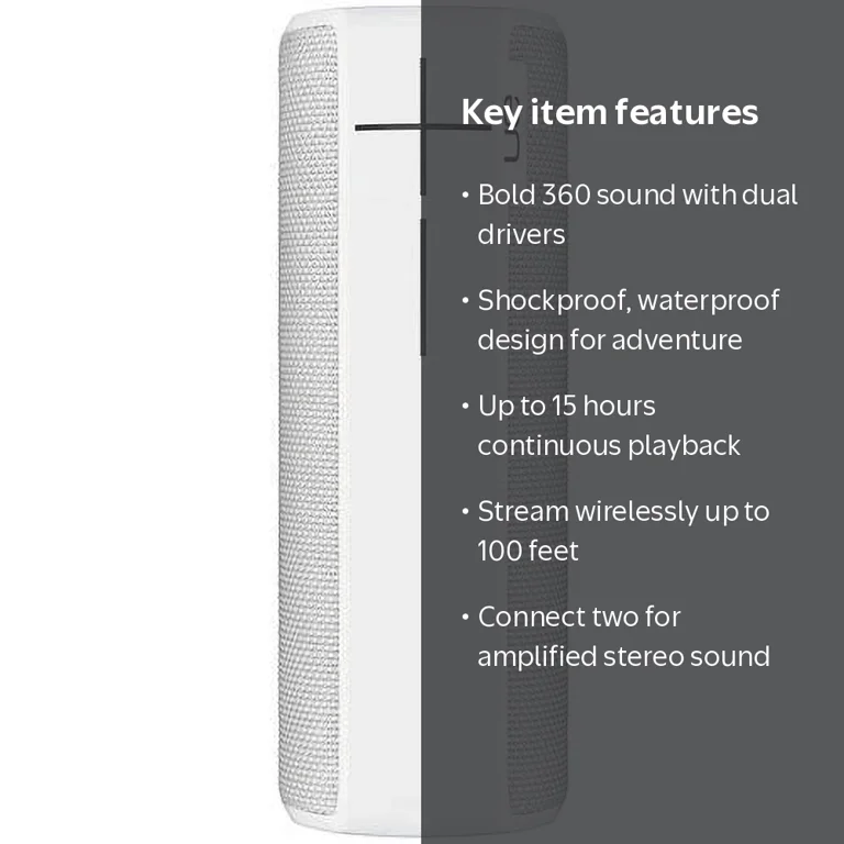 Ultimate Ears UE BOOM 2 Portable Bluetooth Speaker - Walmart.com