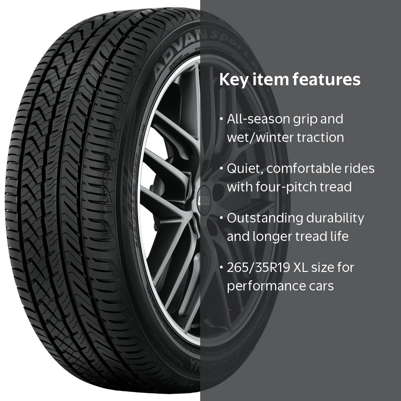 Yokohama Advan Sport A/S Plus 265/35R19 98Y XL All Season