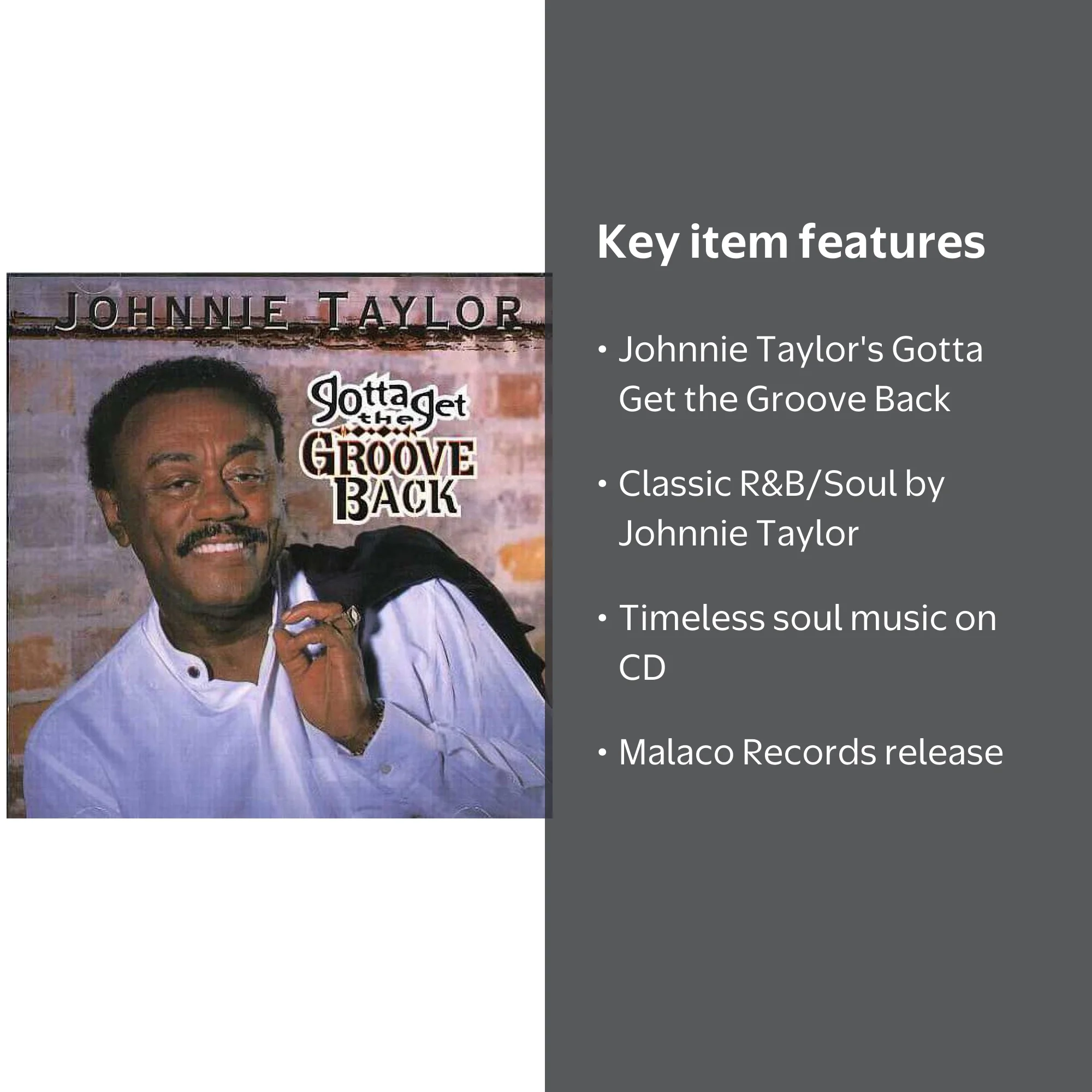 Johnnie Taylor - Gotta Get the Groove Back - Music & Performance