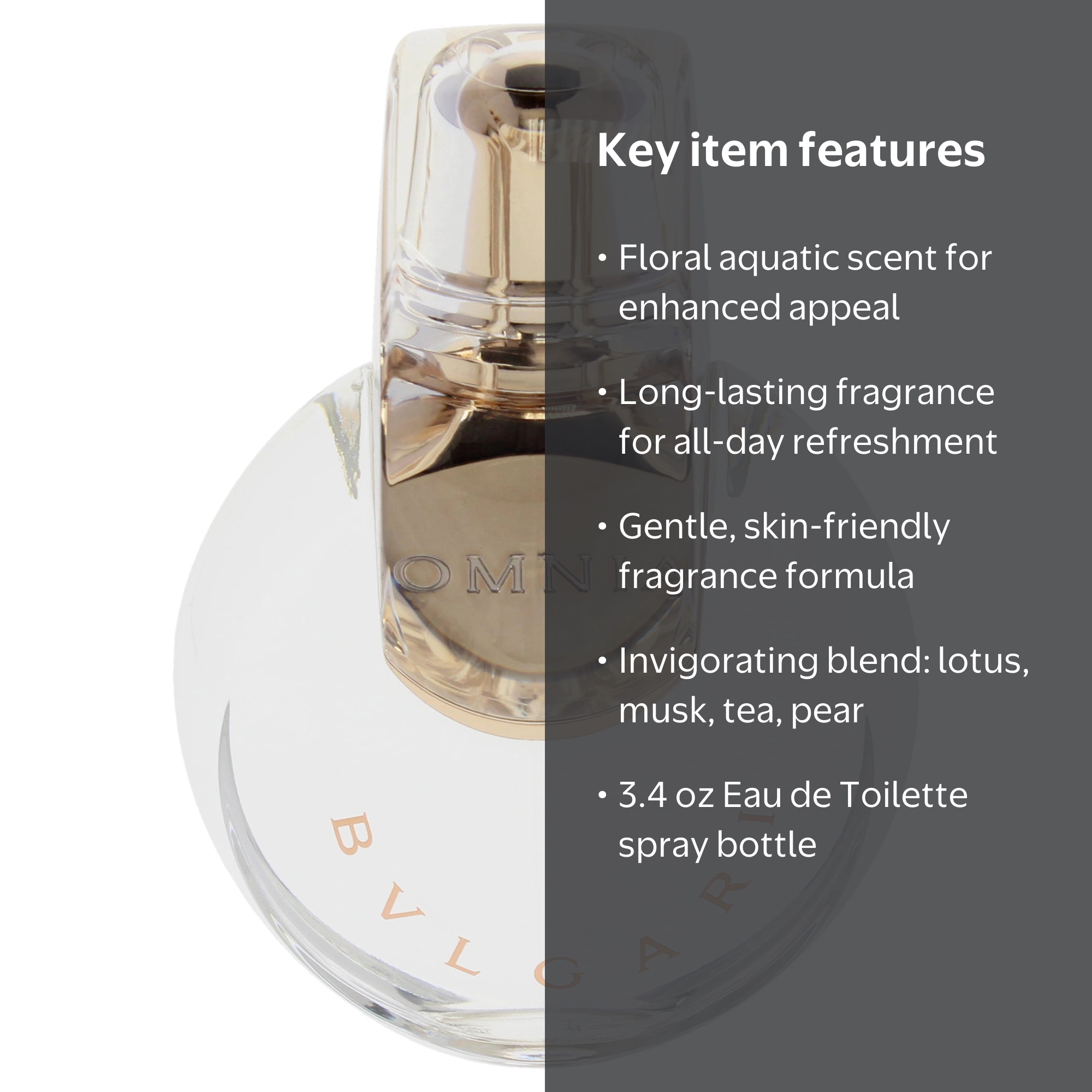Bvlgari Bvlgari Omnia Crystalline, 3.4 oz EDT Spray, Floral