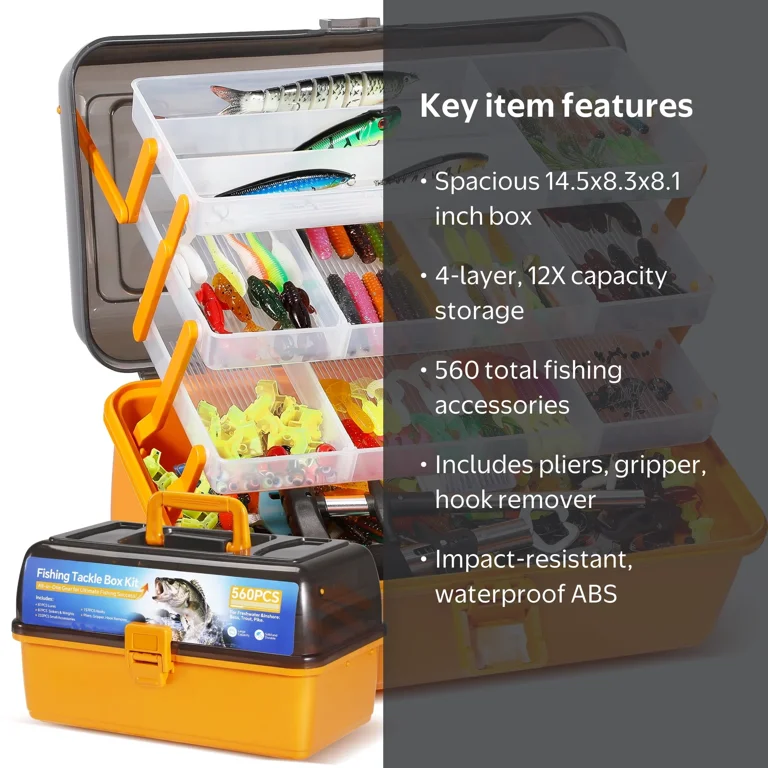 bass tackle box subscription Inshore Saltwater Pro Fishing this box keeps you stocked 560Pcs Fishing Tackle Box Kit