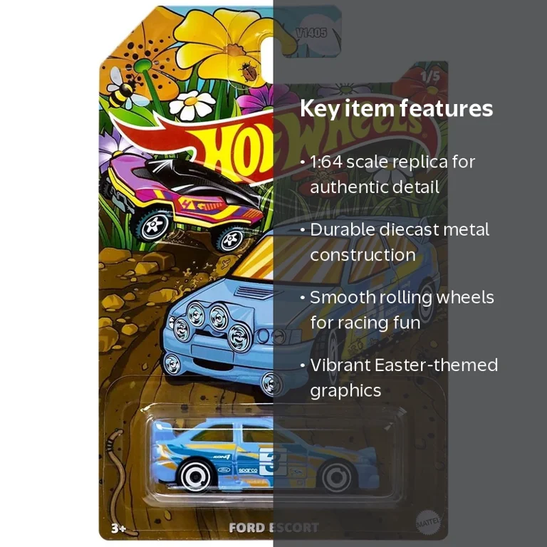 Hot Wheels 2026 Spring / Easter Ford Escort Diecast Car - Walmart.com