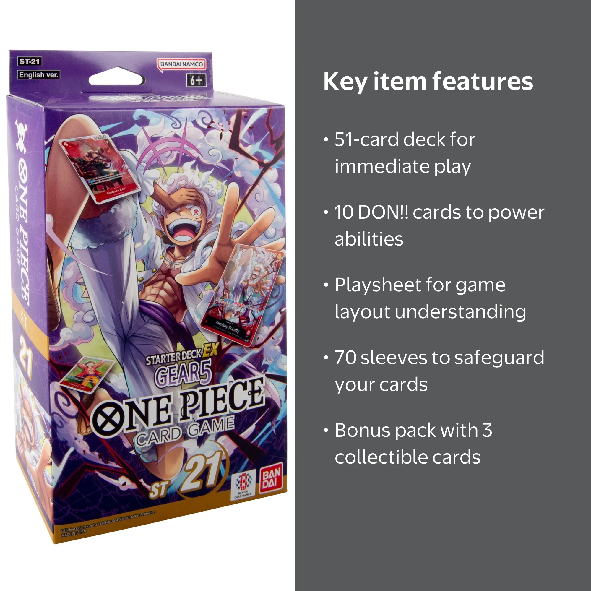 one piece tcg starter deck 21 One Piece TCG: [ST-21] Ultra Deck EX