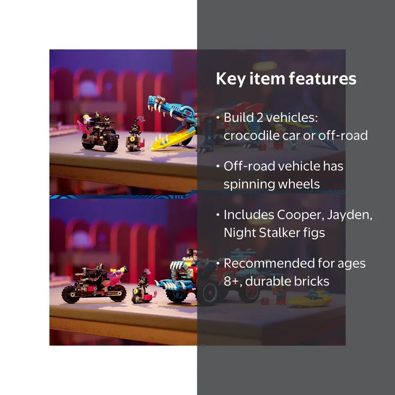 Lego Dreamzzz Crocodile Car 71458 - Walmart.com