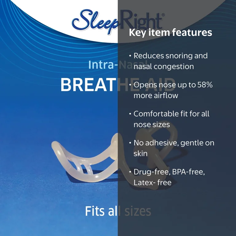 SleepRight Snore Stopper Breathe Aid, 20 Day Supply, 1-Count
