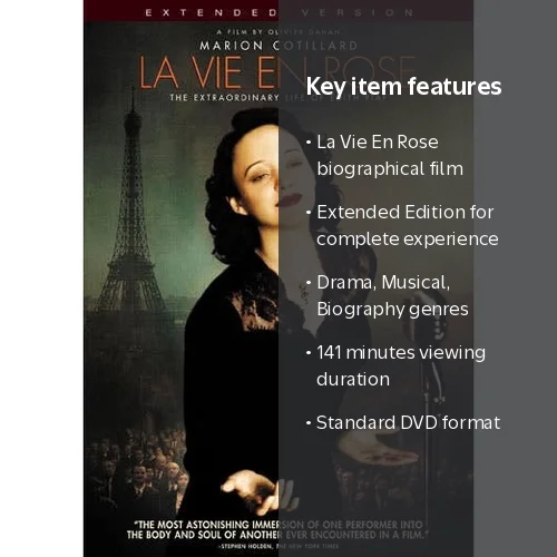 La Vie En Rose (DVD Extended Edition) [DVD] - Walmart.com