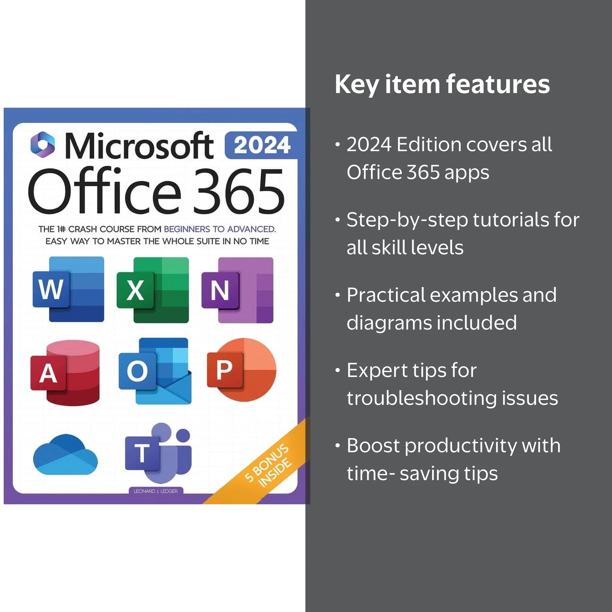 Leonard J Ledger, Book, 2024 Edition, Master Microsoft Office 365