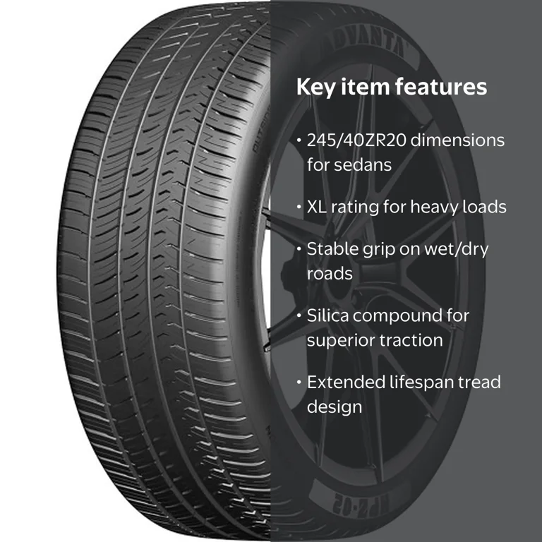 Advanta HPZ-02 Performance 245/40ZR20 99W XL Passenger Tire