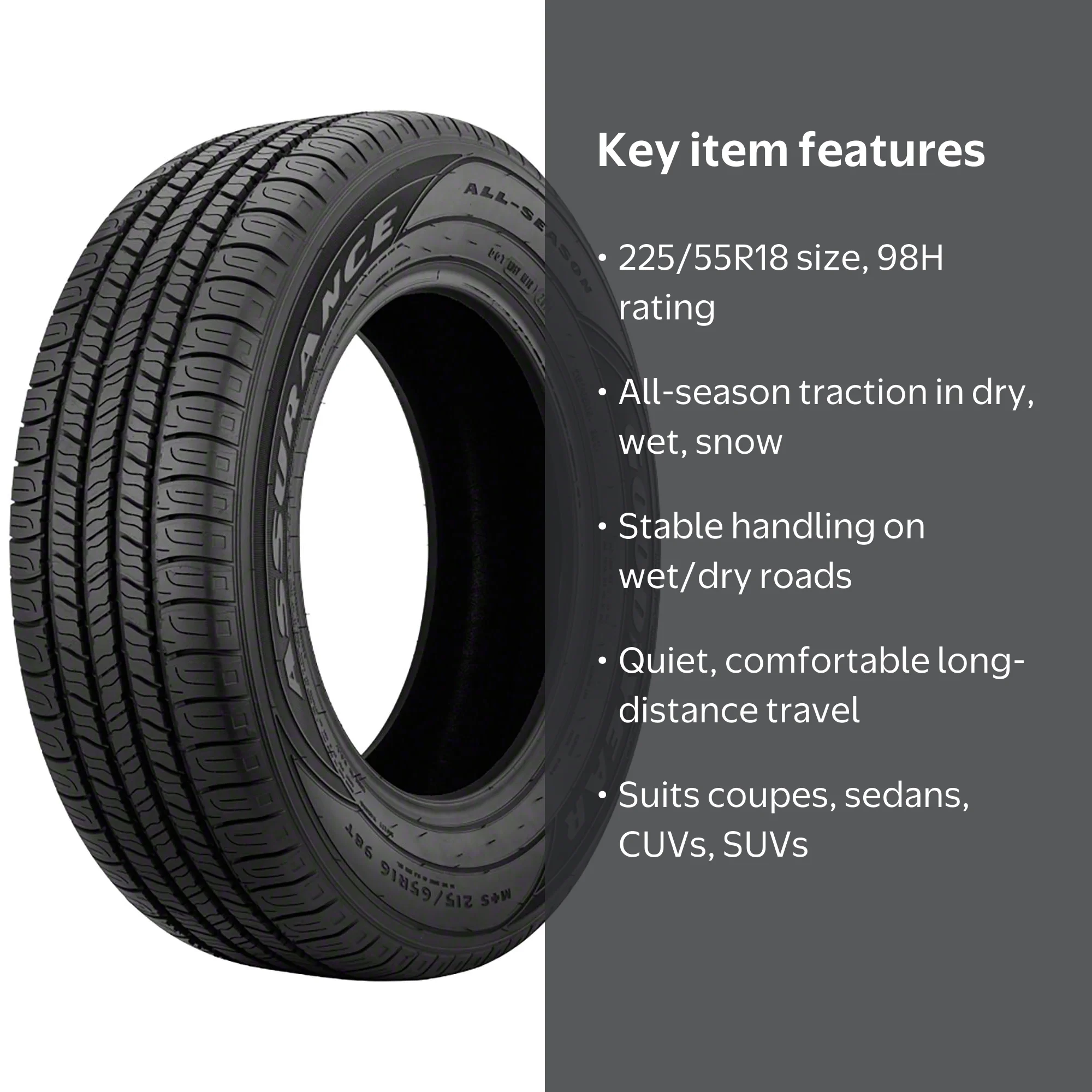 225/55R18夏タイヤ2023製GOODYEAR②本sun0099 225/55R18夏タイヤ2023製GOODYEAR②本sun0099 商品の状態: 【公式通販】