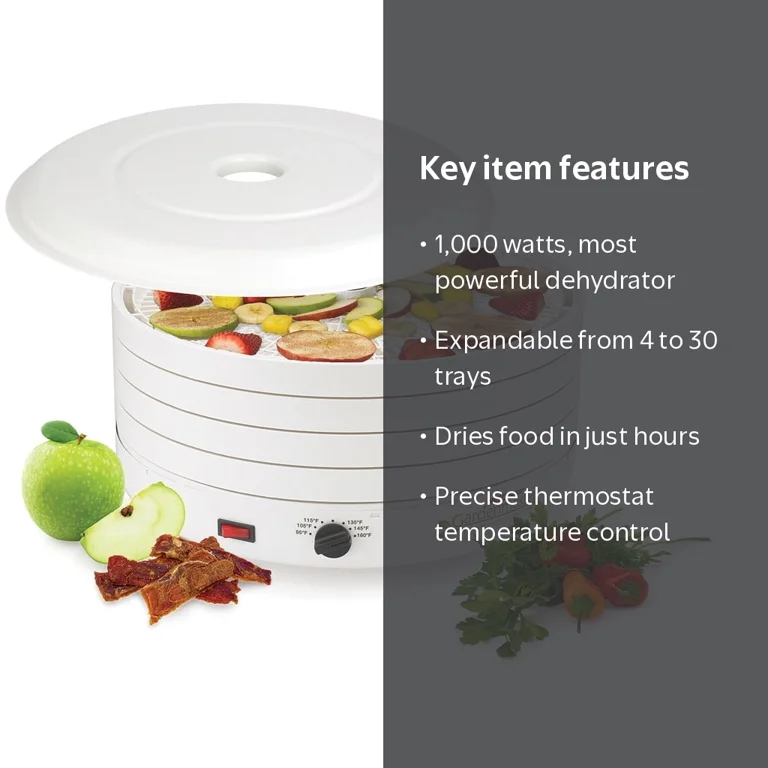 NESCO, Gardenmaster Pro Food Dehydrator, Expandable up to 30 trays
