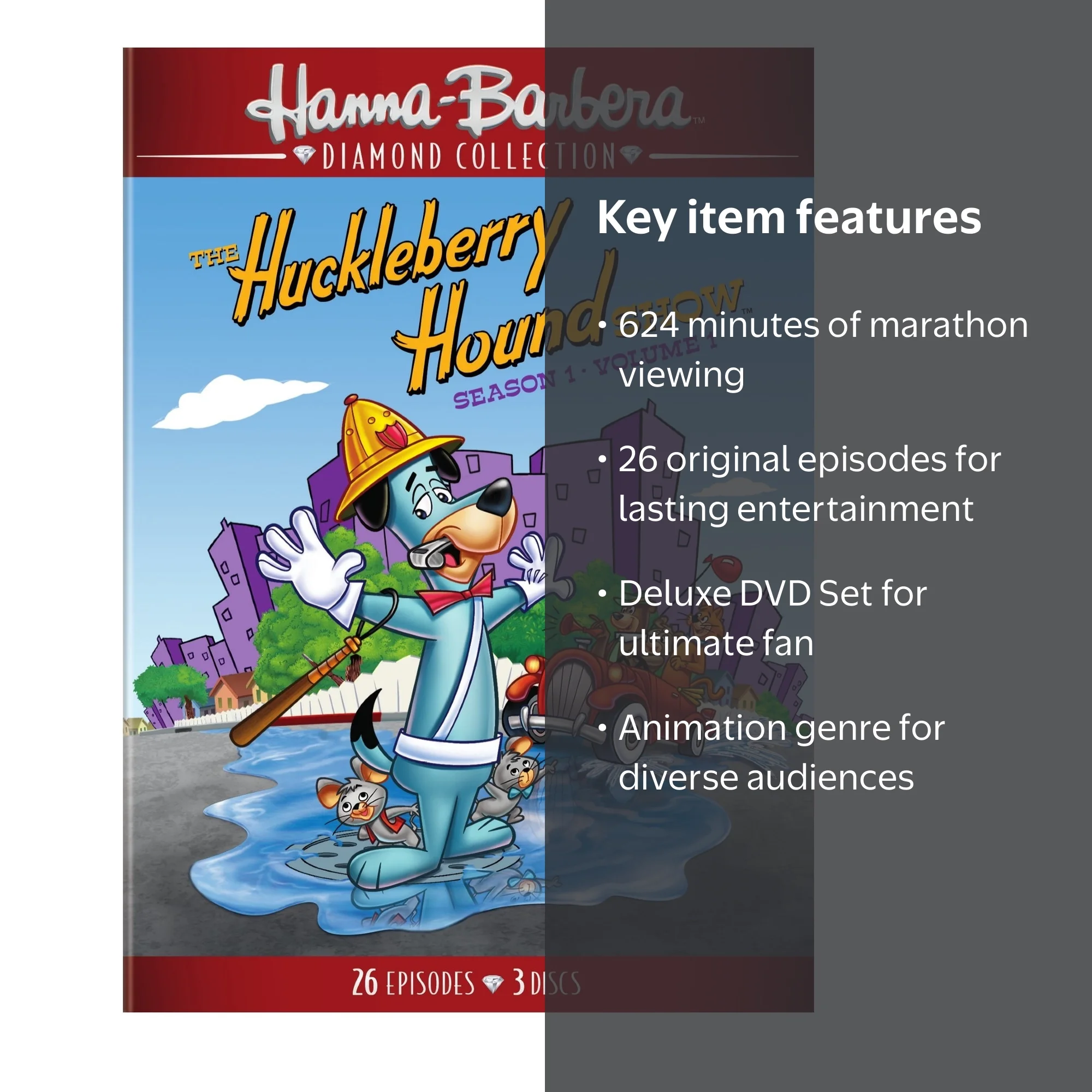 Huckleberry Hound: Vol. 1 (Repackaged/DVD) [DVD] - Walmart.com