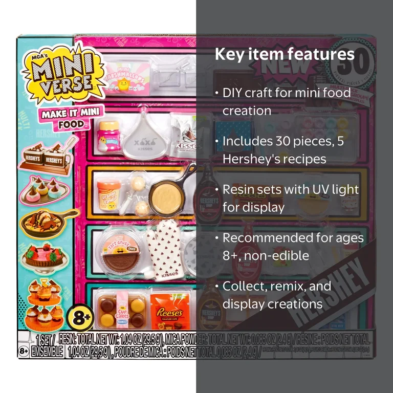 MGA's Miniverse Make It Mini Food Hershey Multi-Pack, 30 Pieces