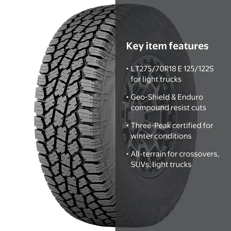 Yokohama Geolandar A/T4 G018 All Terrain LT275/70R18 125/122S E