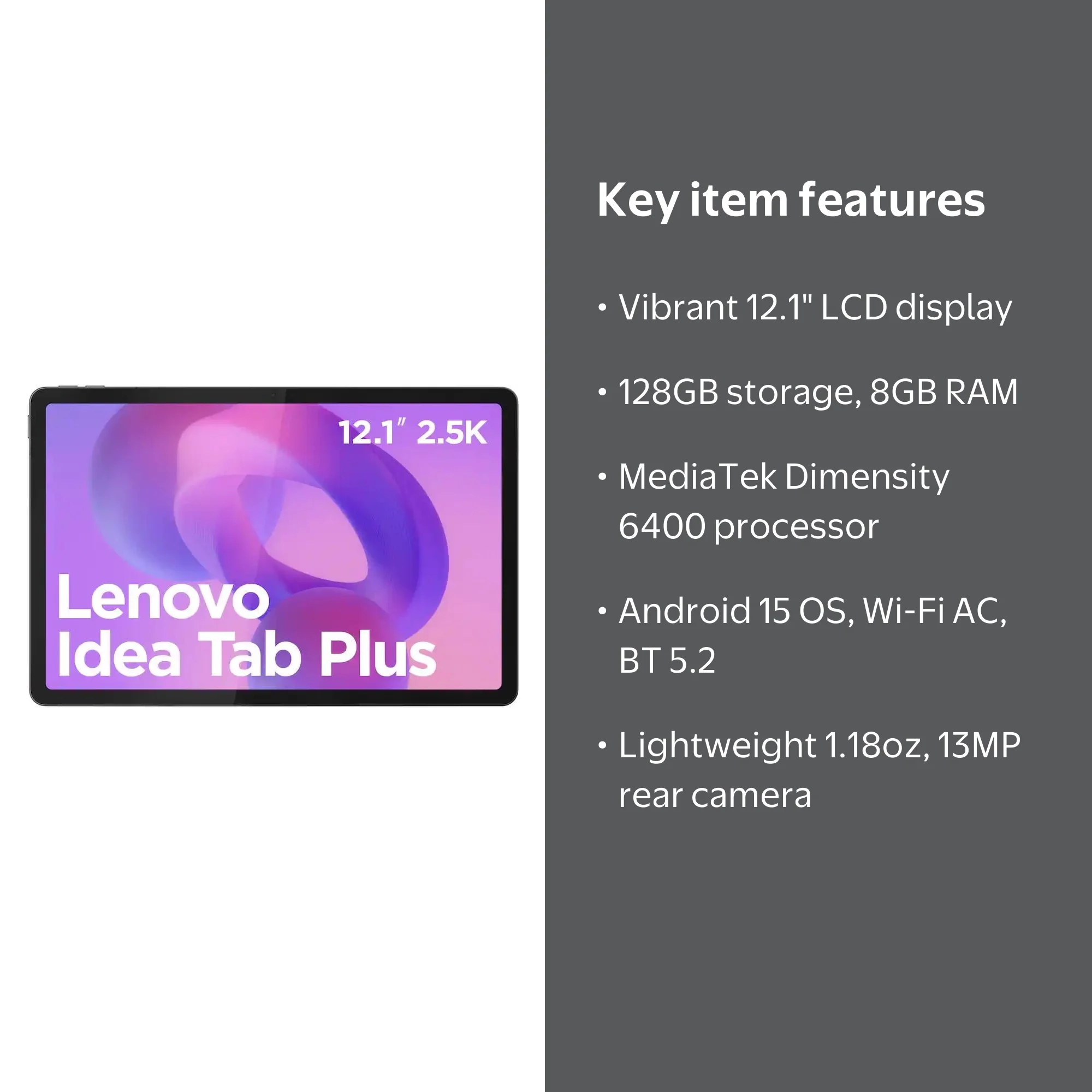 Lenovo - Idea Tab Plus - 12.1