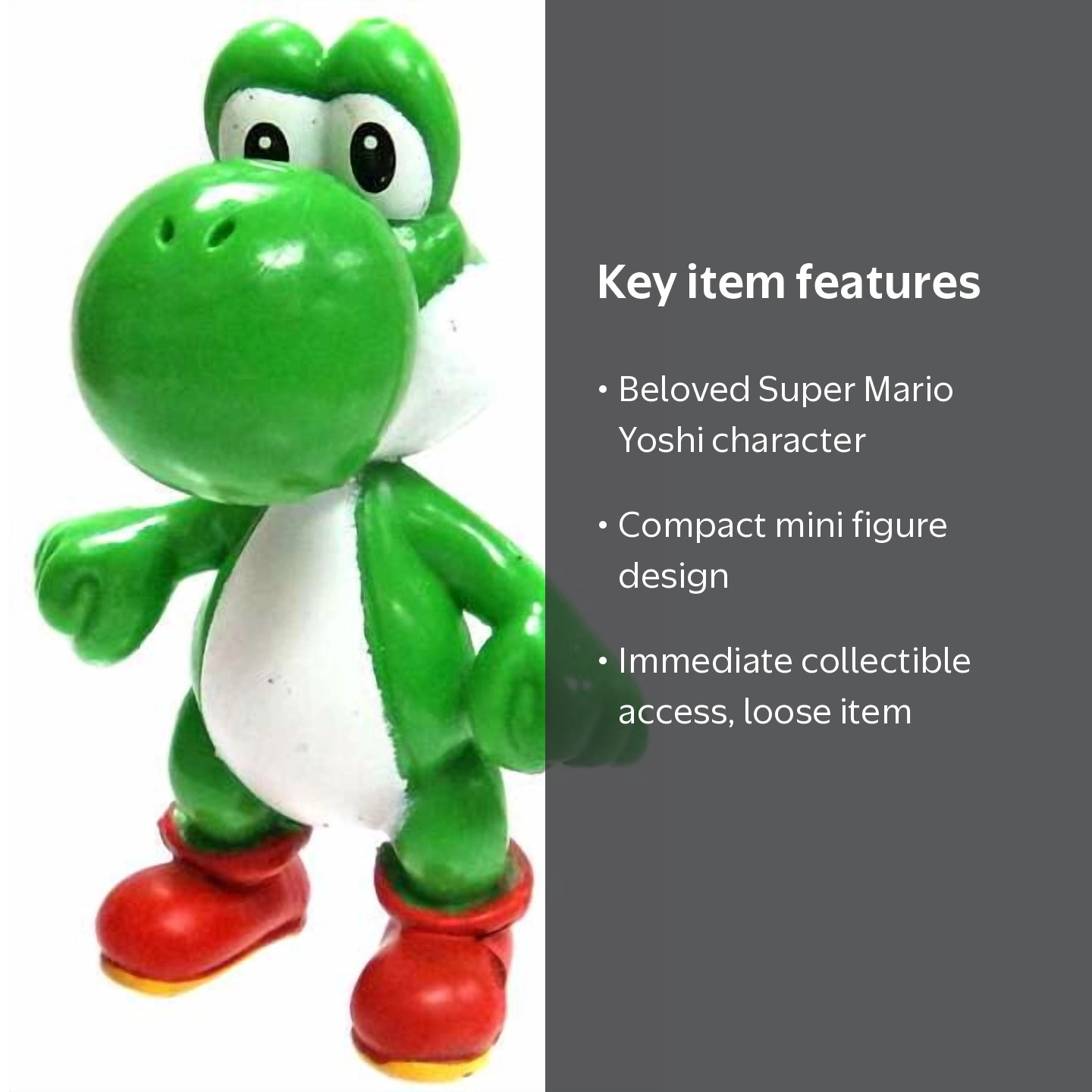 Super Mario Yoshi Mini Figure (No Packaging) - Walmart.com