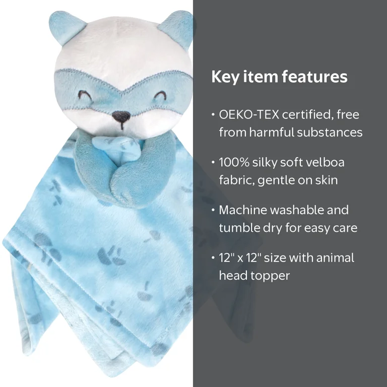 Modern Moments by Gerber Baby & Toddler Girl or Boy Plush Security