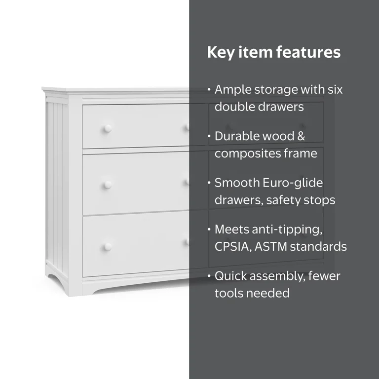 graco dresser Teddi 6-Drawer Double ensuring smooth Graco 5 Drawer Dresser in