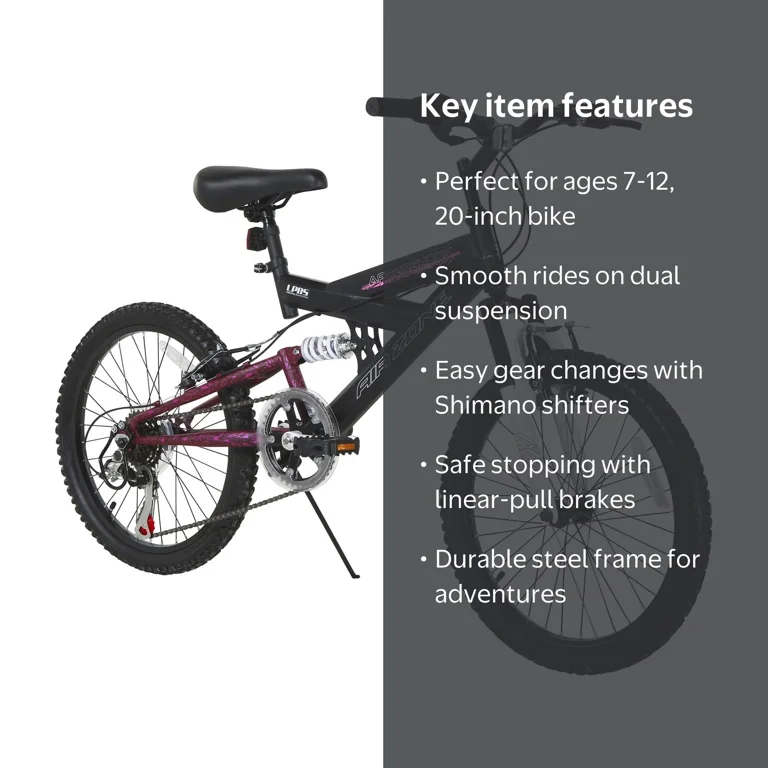 Dynacraft Air Zone 20-Inch Girls Mountain Bike - Walmart.com