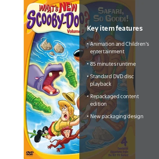 What's New Scooby-Doo? Vol. 2: Safari, So Goodi (Repackage) (DVD