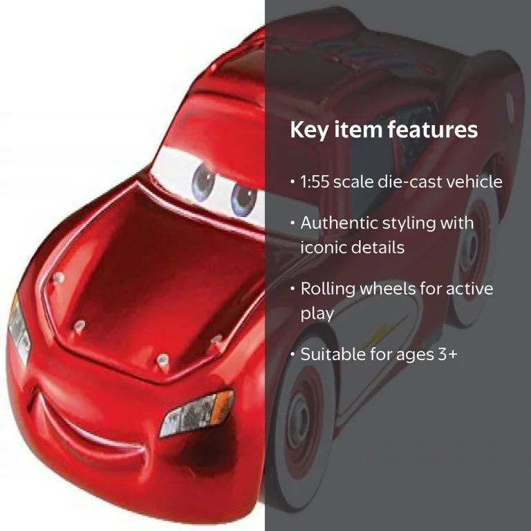 Disney Pixar Cars Cruisin' Lightning McQueen Car Play Vehicle