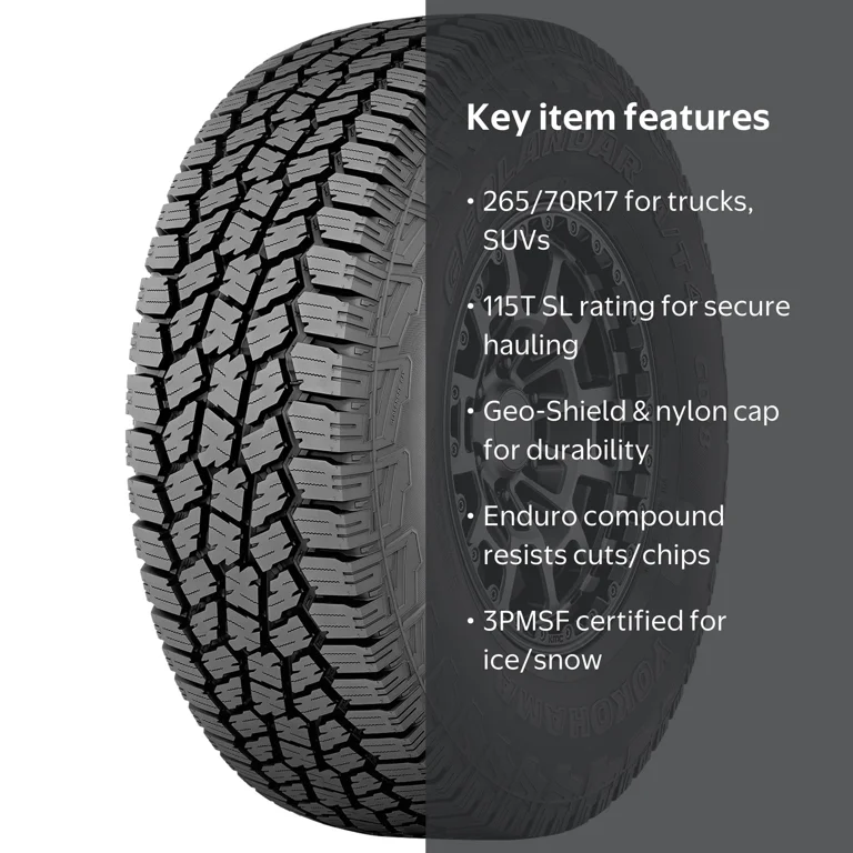 Yokohama Geolandar A/T4 G018 All Terrain 265/70R17 115T Light
