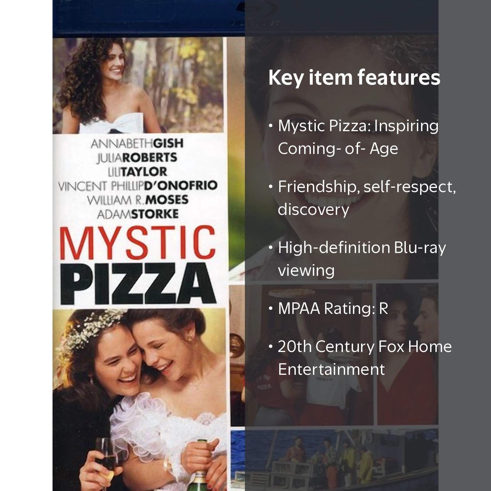 Mystic Pizza, Blu-ray, MPAA Rating: R - Walmart.com