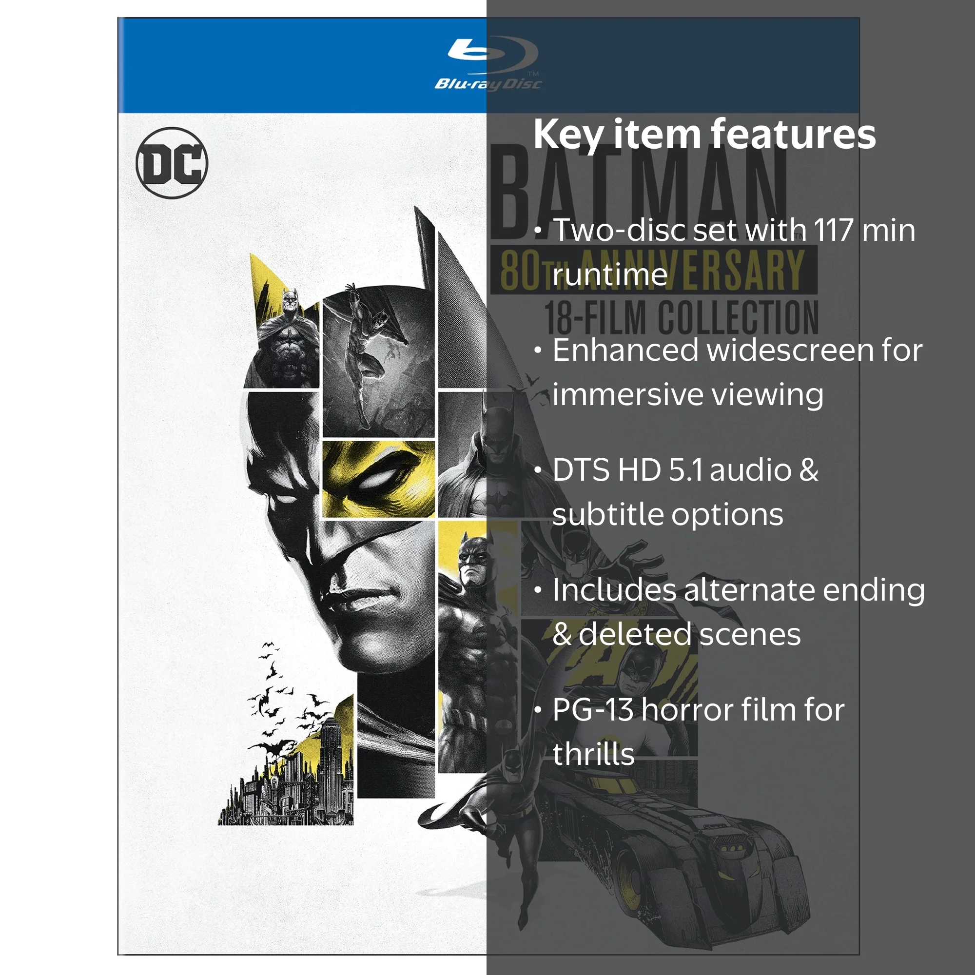 Batman 80th Anniversary Animated 18-film Collection (Box Set) Blu