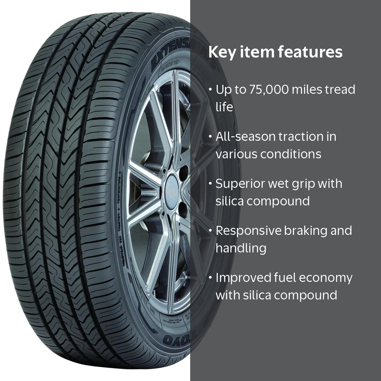 Toyo Extensa A/S II All Season 195/60R15 88H Passenger Tire