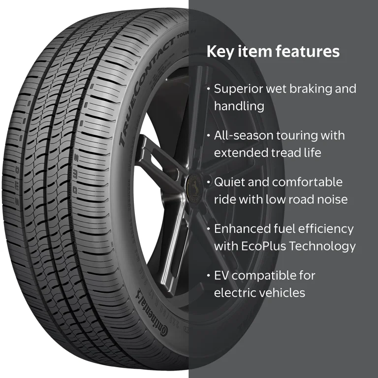 215/65R17 99H CON TRUECONTACT TOUR 54 80K - Walmart.com