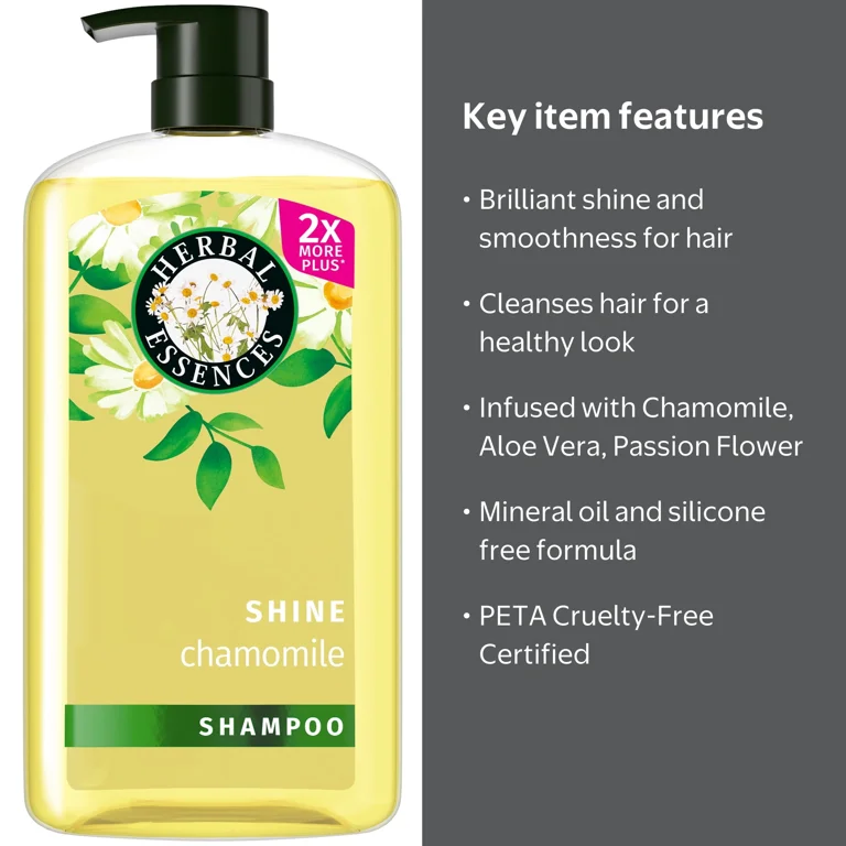 Herbal Essences Shine Collection Shampoo, 33.8 fl oz - Walmart.com