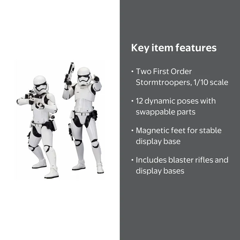 STAR WARS FIRST ORDER STORMTROOPER TWO PACK ARTFX+ - Walmart.com