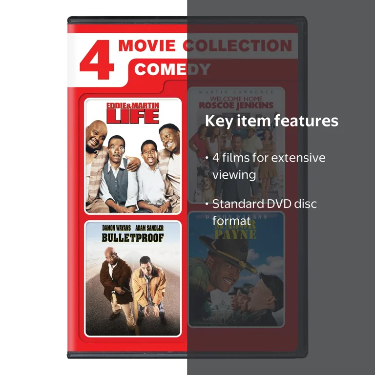 4 Movie Collection Comedy (Life/Welcome Home Roscoe Jenkins